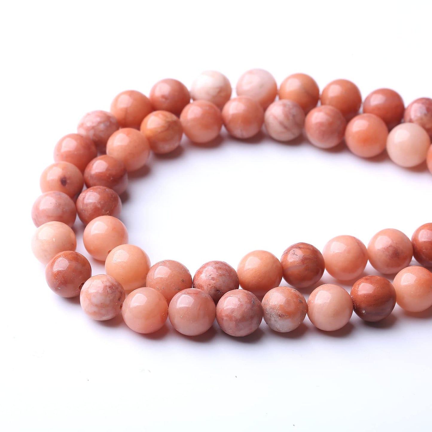 32PCS 12MM Natural Pink Aventurine Stone Beads Energy Healing Beads for DIY Jewelry Bracelet Necklace Making for Jewelry Making15Inch