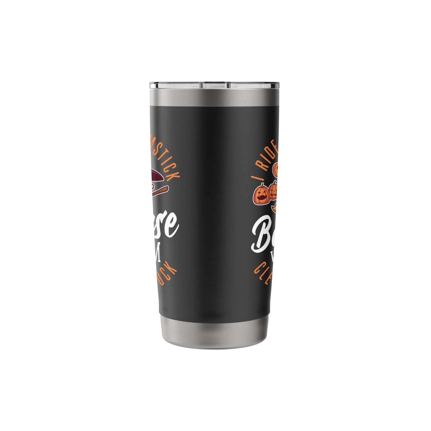 Broomstick Rider Halloween Design For Witchy Woman Stainless Steel Insulated Tumbler
