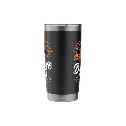 Broomstick Rider Halloween Design For Witchy Woman Stainless Steel Insulated Tumbler