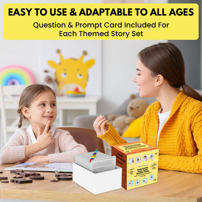 Sequencing Basic Daily Routine Conversation Cards | Learning Material for Social Skills & Emotional Intelligence | Speech Therapy Resources | ESL, Articulation, Storytelling, Sequencing Card Game