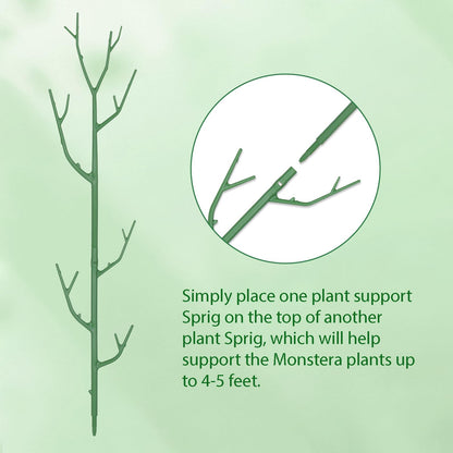 Obralitic 15 Pack Stackable Plant Support Stakes, Versatile Garden Trellis for Climbing & Vining Plants, Sturdy Reusable Plant Poles for Indoor & Outdoor Potted Plants, Monstera, Pothos, Philodendron