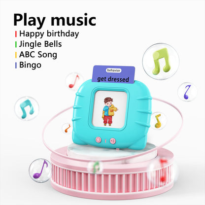 Lapare Talking Flash Cards Toys for Toddlers 2 3 4 5 6, Learn ABC Letters, Numbers 0-100,Phrases,Objects, Adjectives, and More Dolch Sight Words, 280 Cards with 560 Words/Phrases