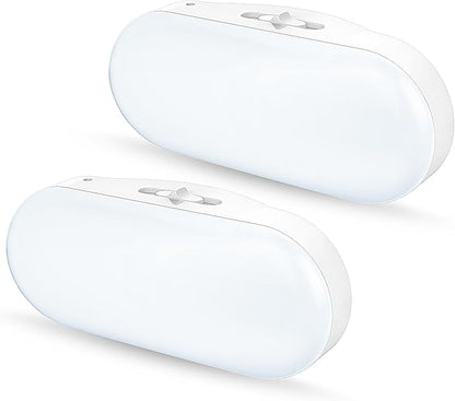 DORESshop RGB 120V Night Lights Plug into Wall, 0.7W LED Night Light for Kids Room, Bathroom Night Light, Stair Lights, Hallway Light, Color Moving, 2 Pack