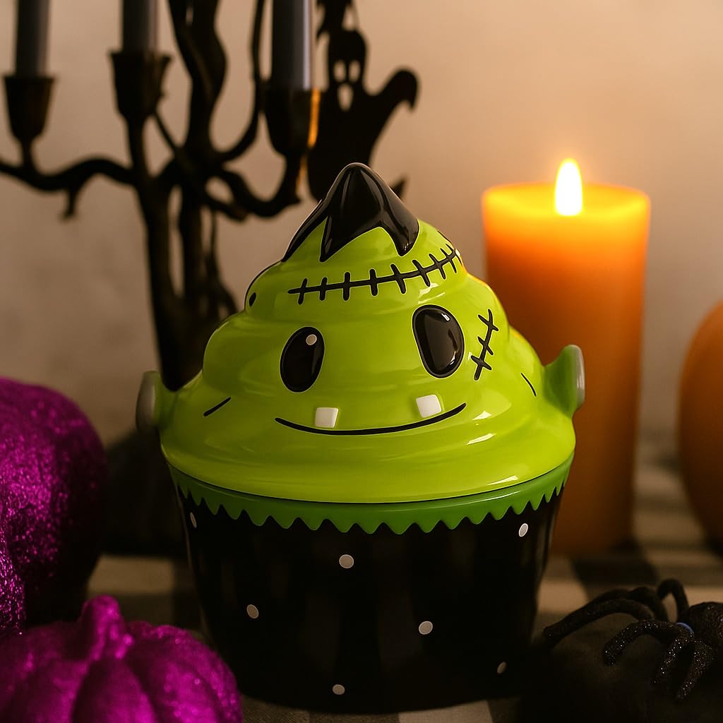 10 Strawberry Street Frankenstein Cupcake Canister