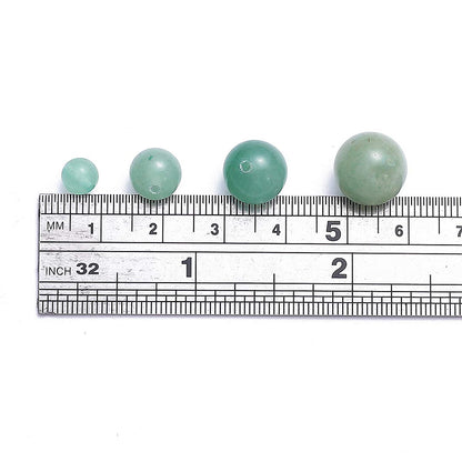 BEADIA Natural Green Aventurine Jade Stone Round Loose Semi Gemstone Beads for Jewelry Making 12MM 32PCS
