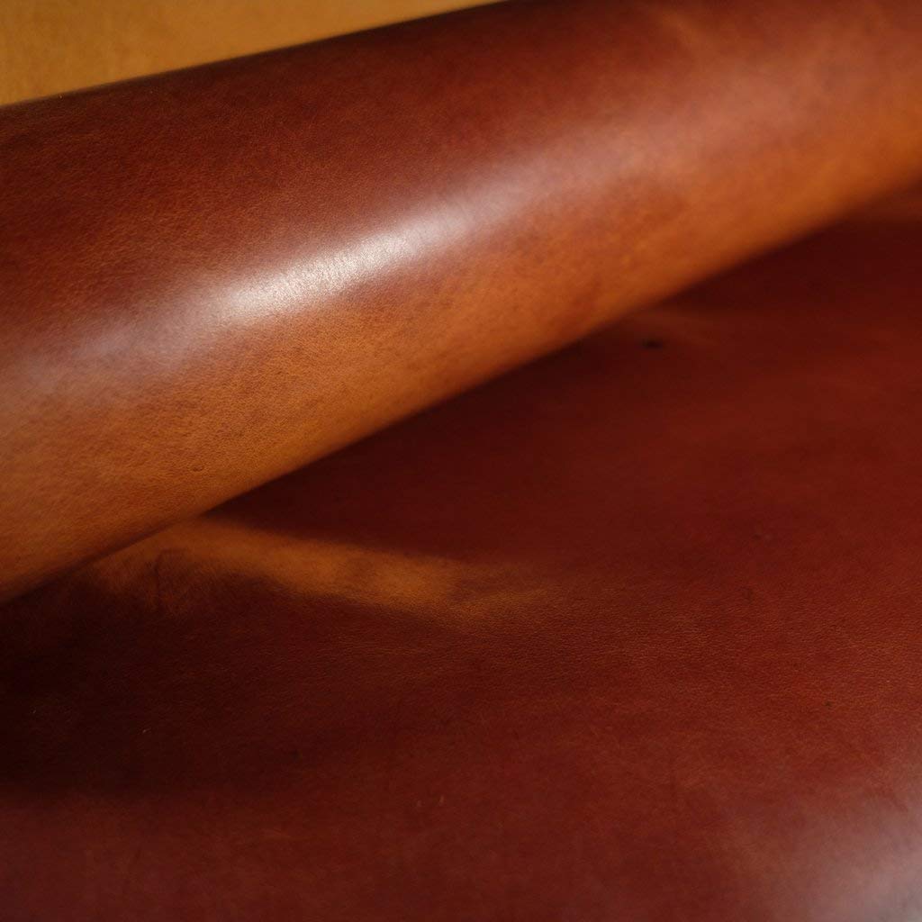 The Tannery Finished Full Grain Buffalo Genuine Leather Hides Crafts | Home Decor Leather Crafts Tooling Sewing Hobby Workshop Crafting Leather Hides Tan 12x12
