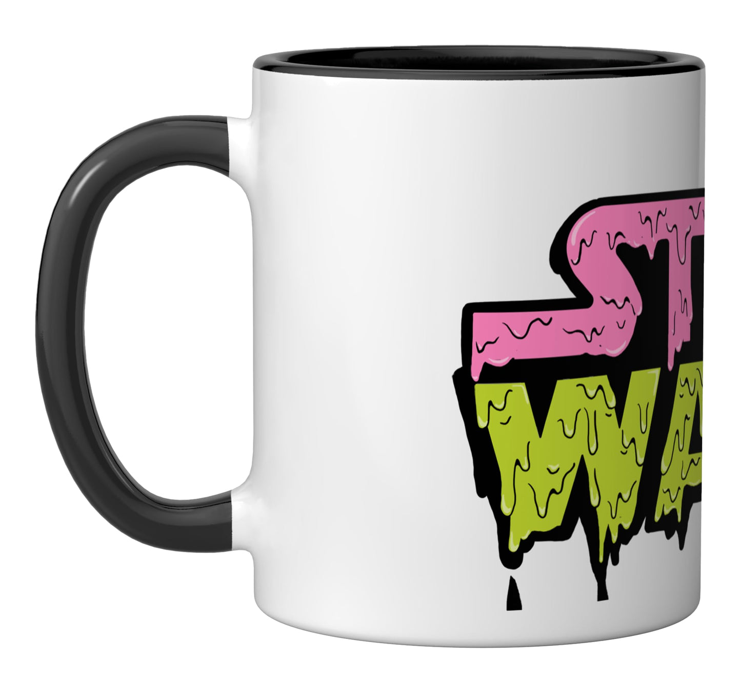 Star Wars Drippy Halloween Logo Ceramic Mug, Black/White