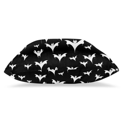 Xzyopcwx Halloween Goth Bats and Moon 2 Pack Throw Pillow Covers Sofa Cushions Covers Living Room Bedroom Bed Covers Car Lumbar Covers 18x18 Inches
