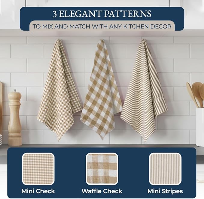 LANE LINEN 20 Piece Kitchen Dish Cloths Set