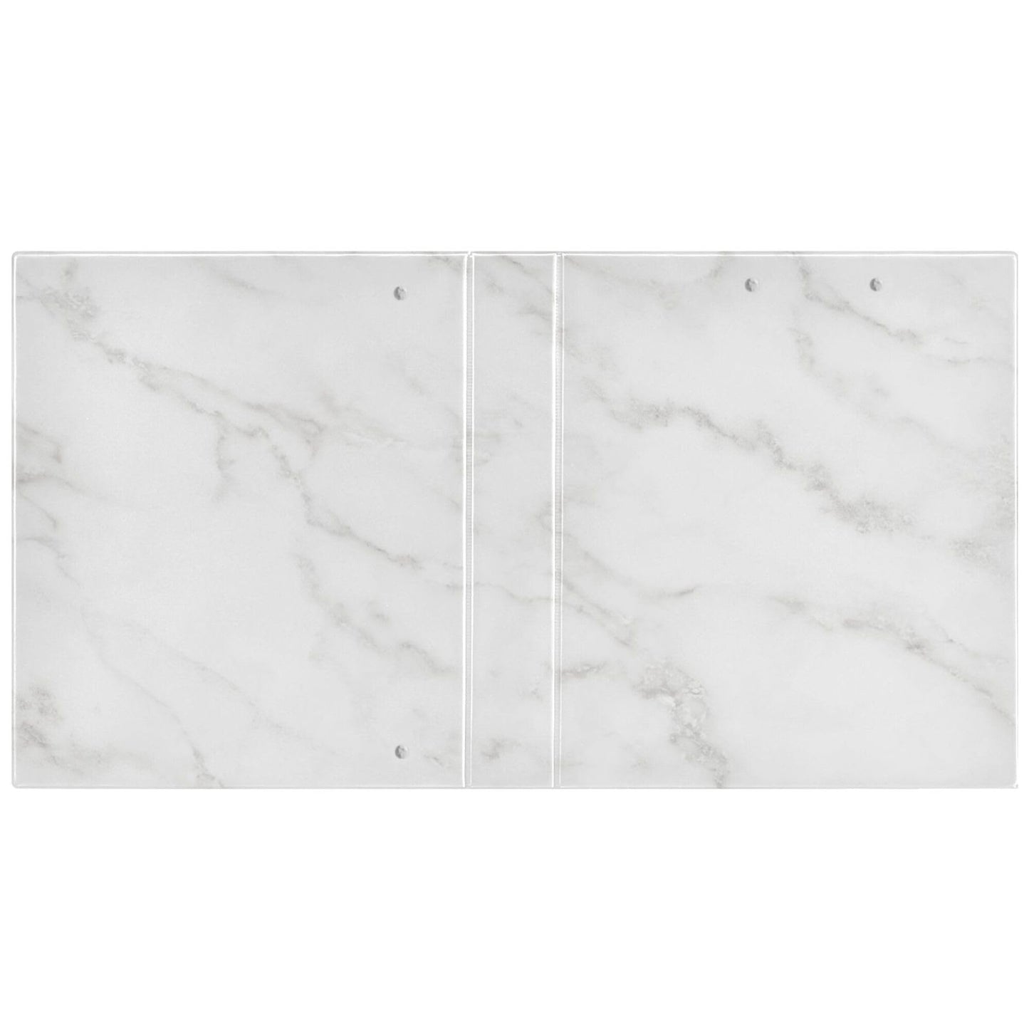 Marble Round Ring Binders 1.5 Inch White 3 Ring Clipboard Binder for Office School Work Supplies File Folder Document 200 Sheet Capacity Easy Open