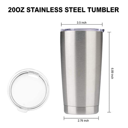 MARSANA Horror Tumbler - 20oz Stainless Steel Halloween Cup - Horror Mug - Gift for Adults