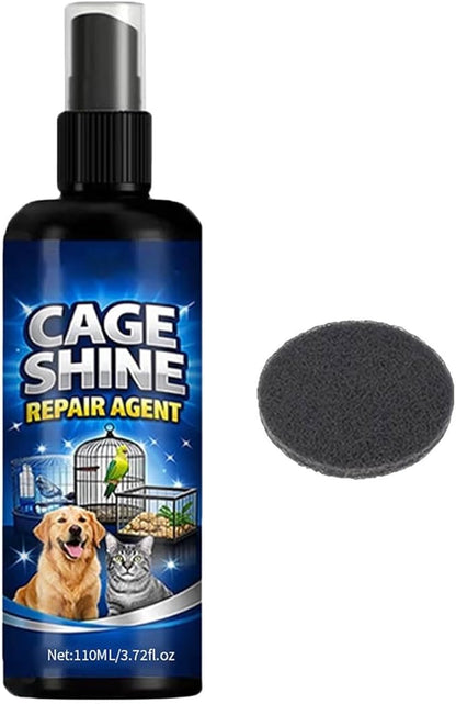 Acting Cage Cleaner, Bird Cage Spray Solution, Droppings Breakdown Formula with Odor Control, Hygienic Pet Cages Liquid, Bird Habitat Cleaning Spray for Home