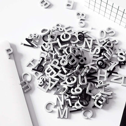 Firlar 124Pcs Magnetic Letters, Uppercase Alphabet ABC Magnets for Fridge Refrigerator, Foam Alphabet Letters Refrigerator Magnets Educational Tools for Spelling and Learning, White