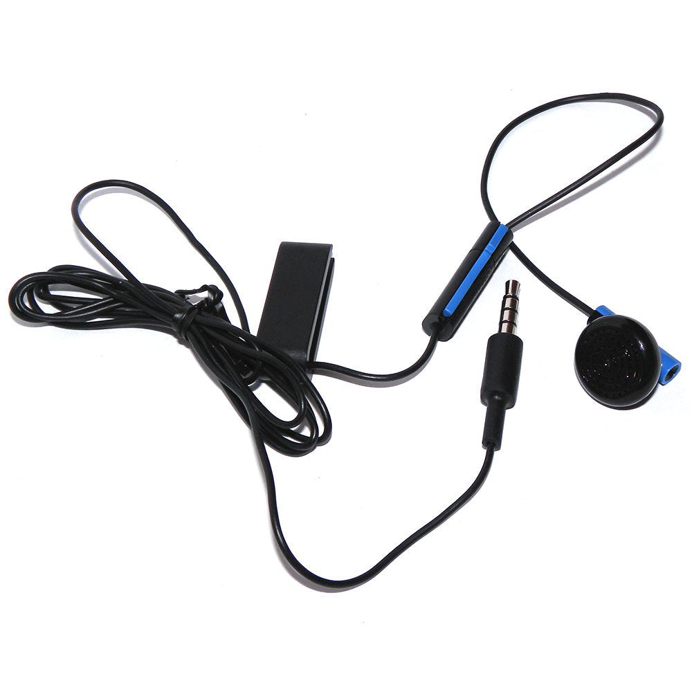 Official Headset Earbud Headphone Microphone Earpiece For Sony Playstation 4 PS4 (Original Version)