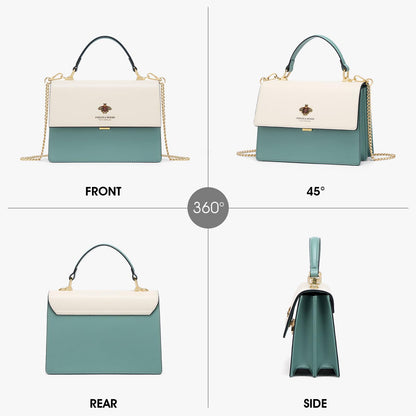 Cnoles Crossbody Bags For Women Fashion Leather Handbags and Purses Satchel Bag For Lady Shoulder Tote Top Handle Bags