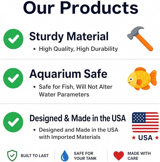 Aquarium Underground Tunnel Cave Natural Curve | Viewing Fish & Shrimp Under Gravel Tunnel | Fish Tank Decor Decoration Hideout Perfect for Corydora Catfish, Kuhli Loach, Clown Loach, Pleco (White)