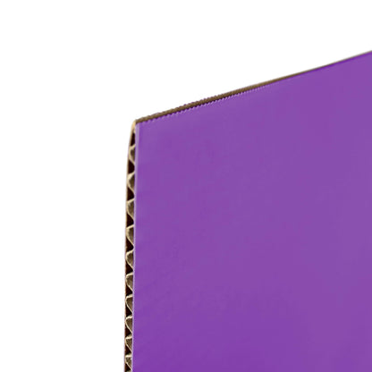Flipside Products 36” x 48” Project Boards for Presentations, Science Fair, School Projects, Event Displays and Trifold Picture Board, Proudly Made in USA - Purple - 10 Pack