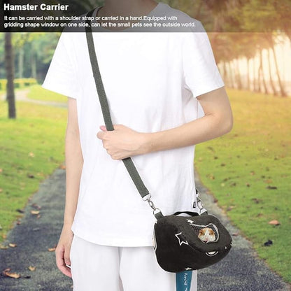 Small Pet Carrier Bag for Cats and Puppies, Soft-Sided Travel Tote with Shoulder Strap, Foldable Pet Carrying Case for Up to 15 lbs, Airline Approved for Car and Plane Travel, Blac