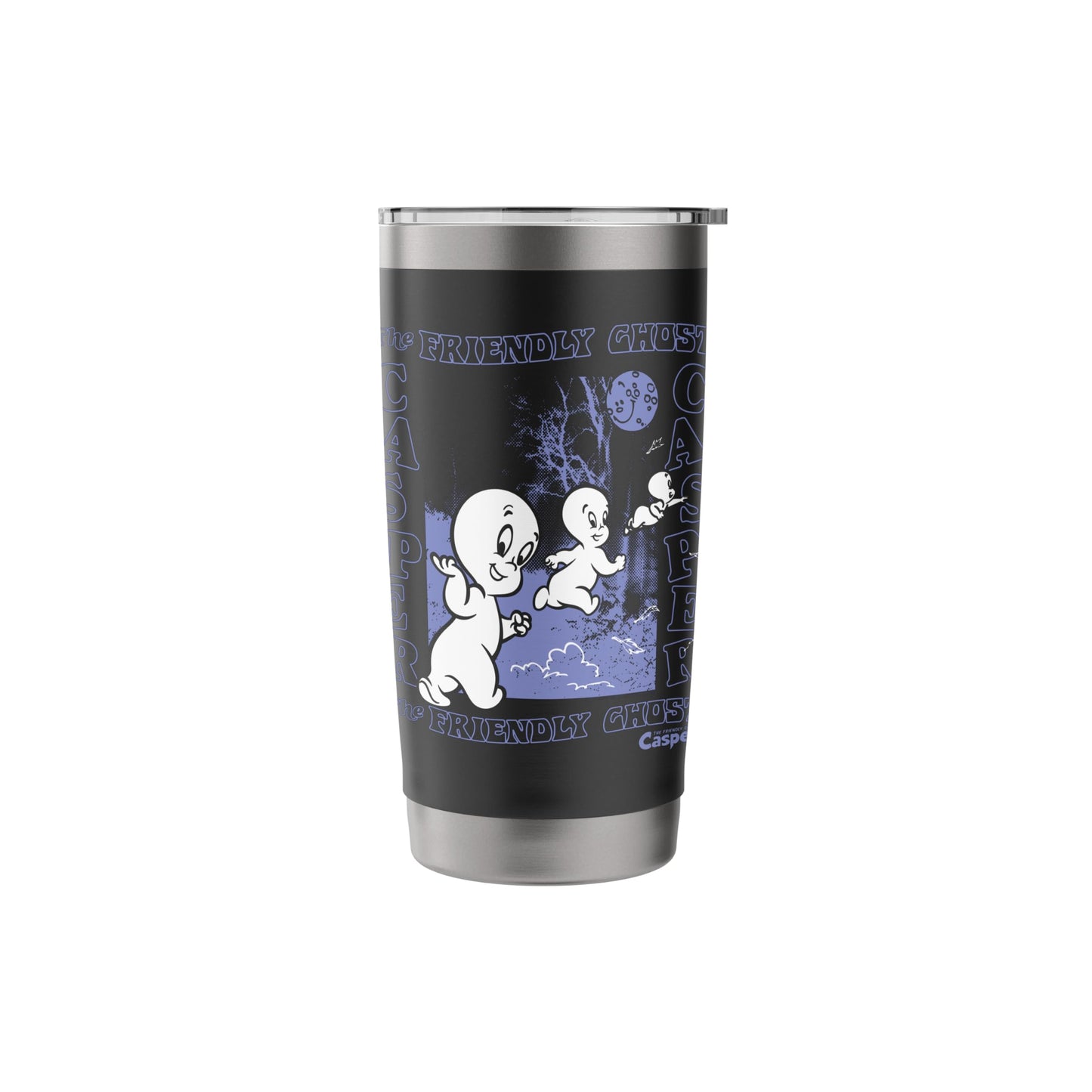 Casper The Friendly Ghost Nighttime Stainless Steel Insulated Tumbler