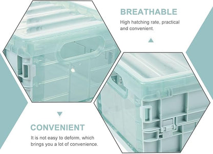 KESYOO 1Set Parrot Brooder Box with Heating Pad Chick Incubator for Young Birds Foldable and Spacious Design Safe Materials for Healthy Breeding Supplies