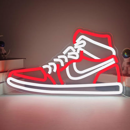 Sneaker Neon Signs for Wall Decor Dimmable Shoe LED Signs Neon Lights for Bedroom Man Cave Home Neon Wall Sign Shoe Light up Signs Decor
