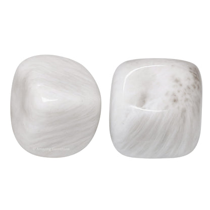 Amazing Gemstone Scolecite Crystals and Healing Stones Tumbled - 1 oz Scolecite Stone Gem Stones, Natural Healing Stones for Energy Balance, Stress Relief - Premium Polished Gems Rocks for Meditation