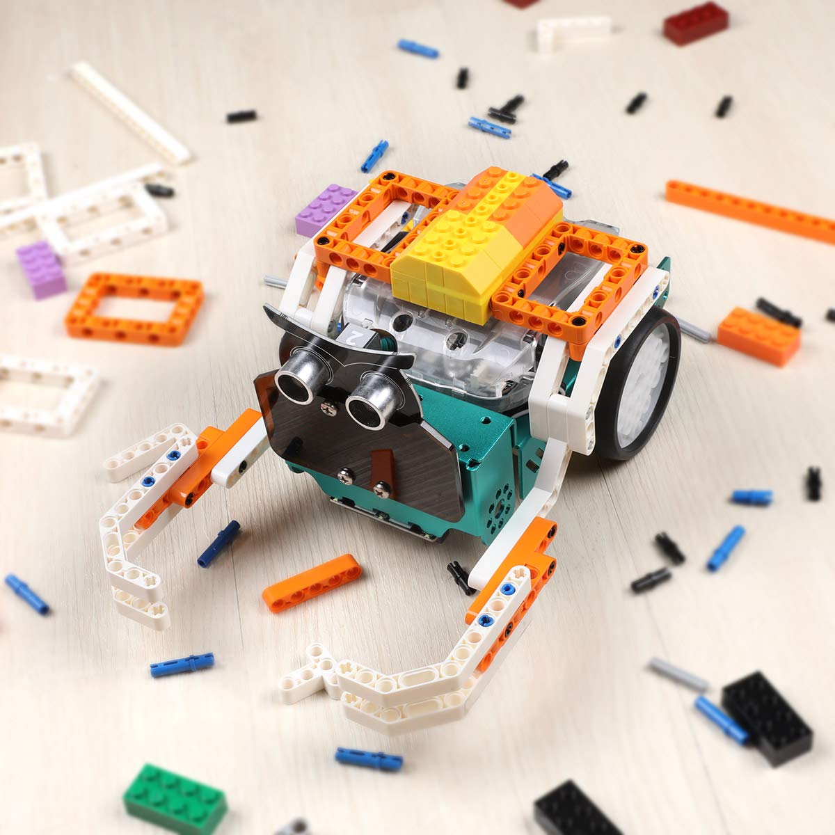 ELEGOO Owl Smart Robot Car Kit for Arduino Robotics for Kids Ages 8-12 12-16 STEM Science Kits Coding Robots Toys for 8+ Year Old Boys Girls Teens Circuits Engineering Building Projects