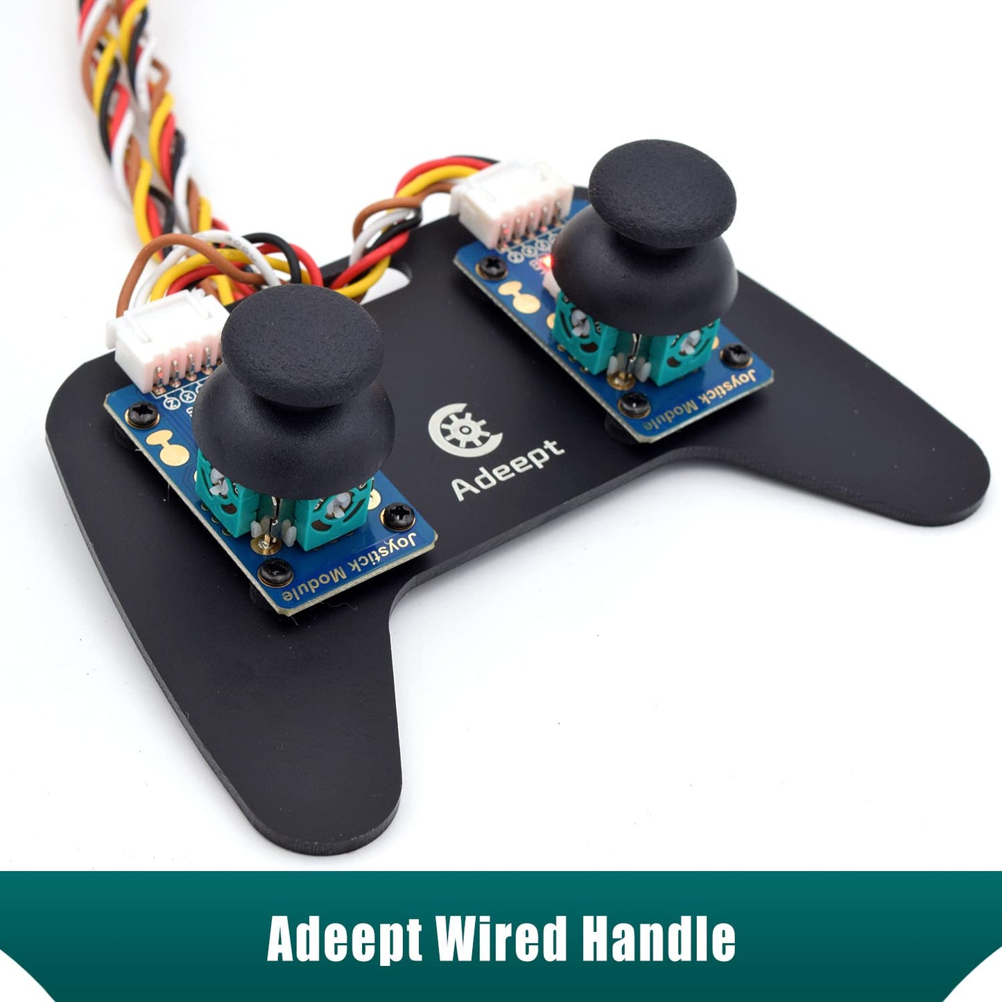 Adeept 5-DOF Robotic Arm Kit Compatible with Raspberry Pi 4 B 3 B+ B A+, Programmable DIY Coding STEM Educational 5 Axis Robot Arm with Python Code and Tutorials(PDF) - Black