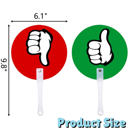 ELFULLY 50 Pack Thumbs Up Thumbs Down Paddles, Classroom Voting Paddles, Yes or No Plastic Sign, True False Signs for Teacher Student Interaction, Teacher Supplies for Classroom Events School