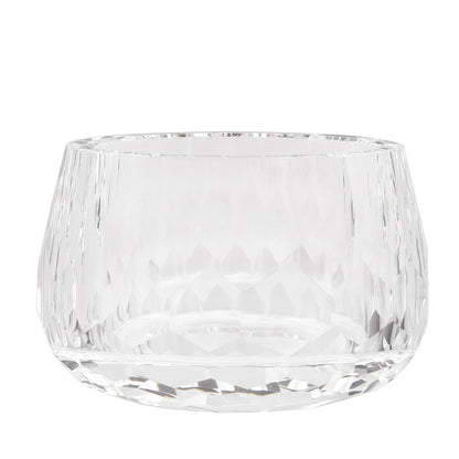 Marvala Crystal Jewelry Box Storage Jar, Candy Dish Tiny Hand-Cut Small Decorative Bowl, Diamond-Cut Luxury Cosmetic Organizer for Vanity, Bathroom, Kitchen Decor
