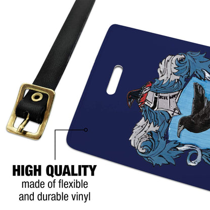 Harry Potter Ravenclaw Painted Crest Luggage ID Tags Carry-On Cards - Set of 2