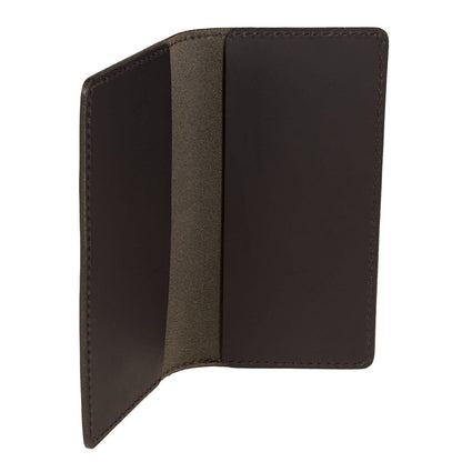 Nohma Leather Checkbook Cover - Leather Checkbook Wallet for Standard Checks, Handmade in USA (Checkbook, Black)