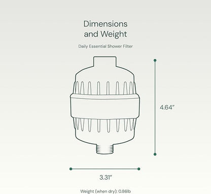 Aquabliss High Output Revitalizing Shower Filter - Reduces Dry Itchy Skin, Dandruff, Eczema, and Dramatically Improves The Condition of Your Skin, Hair and Nails - Chrome (SF100)