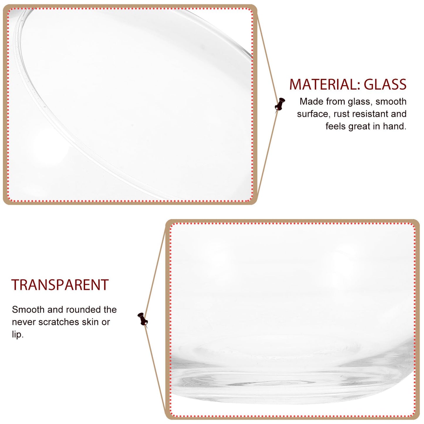 BETOOKY 15cm Glass Bubble Bowl Vase Hydroponic Plant Pot Round Glass Fishbowl Terrarium Container for Home Decoration and Wedding Centerpiece