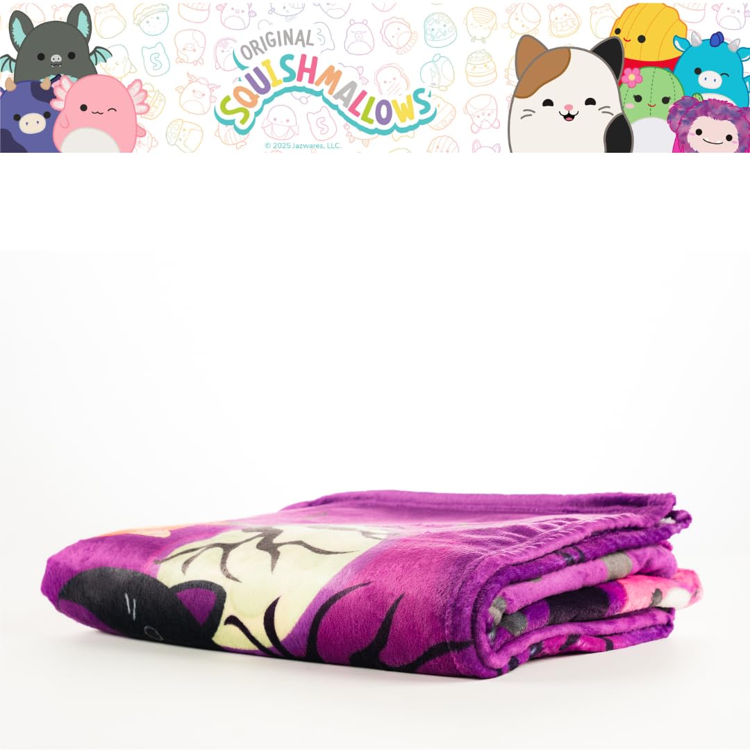 Collectibles Squishmallows Halloween Bedding Super Soft Cozy Plush Throw, 46 in x 60 in, (Officially Licensed Product) by Franco