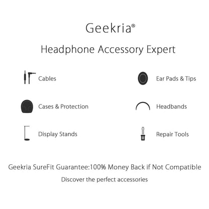Geekria Comfort Velour Replacement Ear Pads for Sennheiser HD598, HD598SE, HD598CS, HD595, HD599, HD599 SE Headphones Ear Cushions, Repair Parts with Video Guide (Brown)