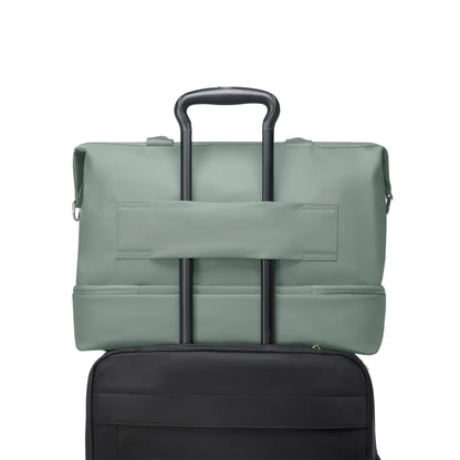 TUMI - Voyageur Contine Weekender - Travel Weekend Bag for Women - Holds Up to 14" Laptop - Multiple Compartment & Pockets - Thyme