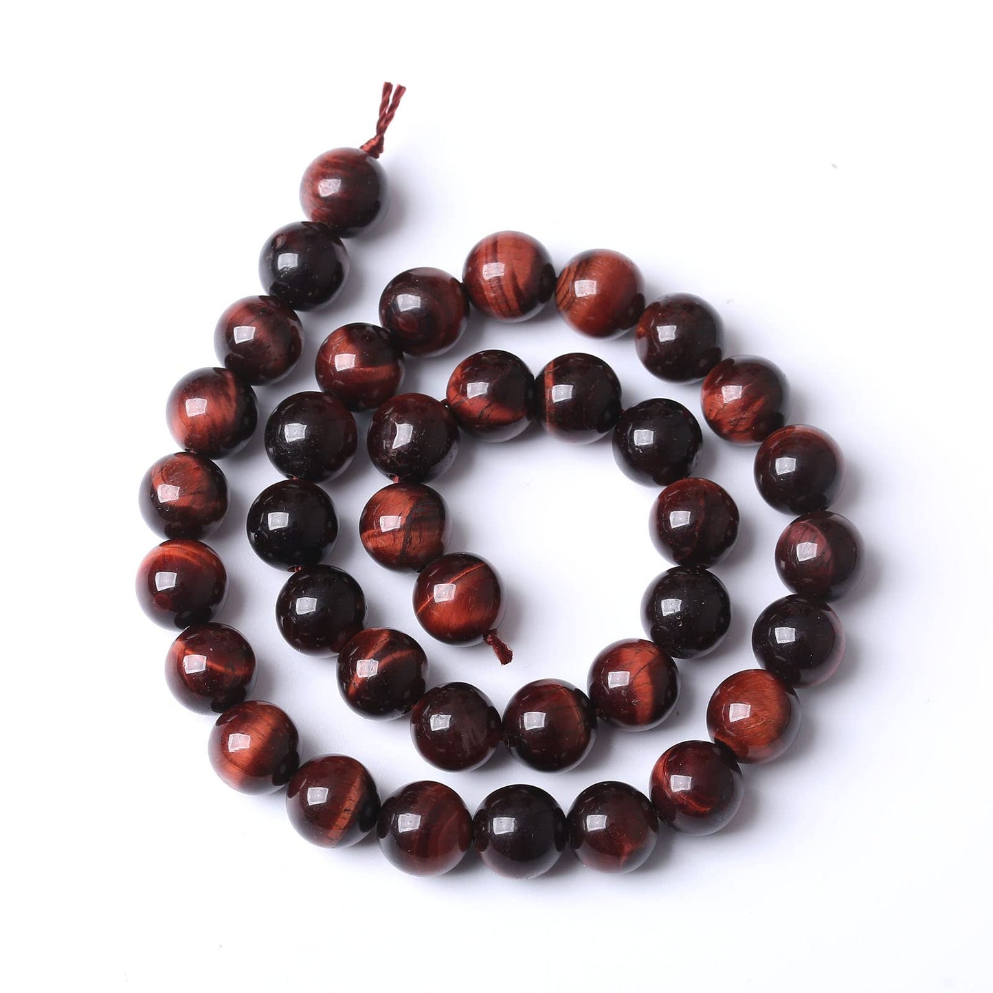 90PCS 4MM AAA Red Tiger Eye Stone Beads Natural Gemstone Bead Crystal Healing Energy Jewelry Making DIY 16 inches