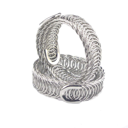Ailejia Metal Curtain Tiebacks Holdback Drapery Curtain Tiebacks 1 Pair Elastic Strap Drape Buckle Home and Office Window Treatment (Silver)