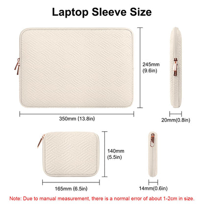 ARVOK 13 13.3 14 inch Laptop Sleeve Case for MacBook Air 13 inch/MacBook Pro 13 inch/MacBook Pro 14/ MacBook Neo 13" 2026, Water-Resistant Leather Case for HP/Dell/Lenovo/Asus/Acer/Samsung with Pouch