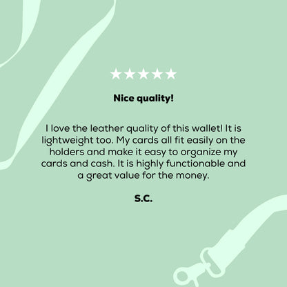 POCKT Elastic Card Holder Wallet for Women and Men, Genuine Leather Slim RFID Blocking Front Pocket Credit Card Holder, Cute Small Minimalist Wallet | Bloom