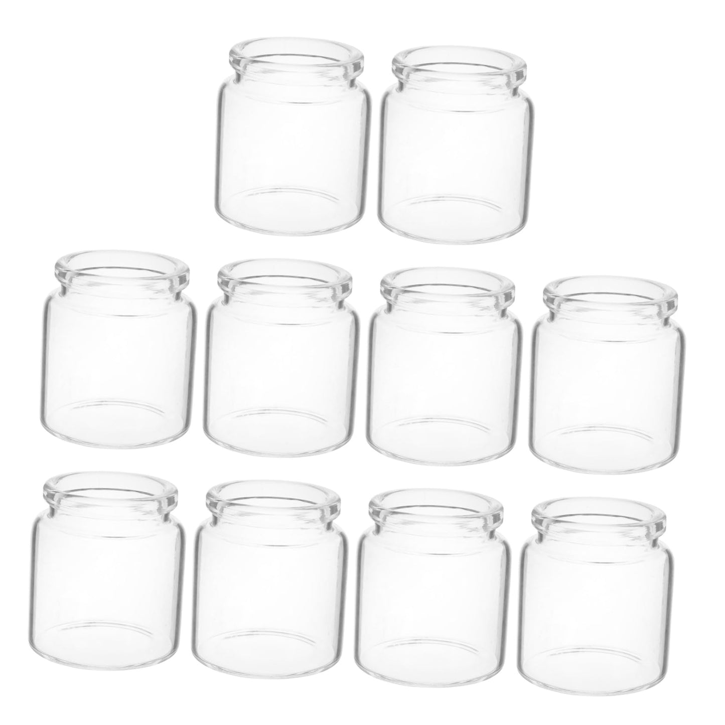BESPORTBLE 10pcs Stylish Miniature Glass Bottles for Succulents Plant Propagation Tubes Micro Landscape Terrariums