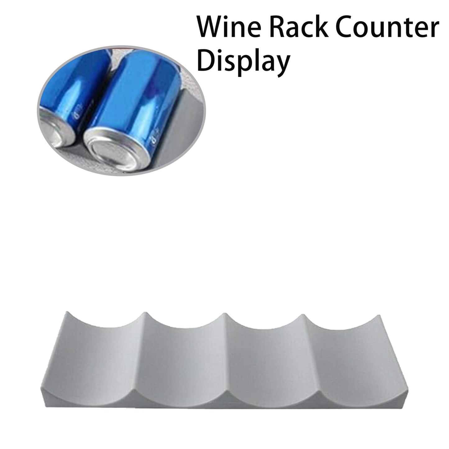 HMDIUM 4Pcs Freestanding Wine Rack Cabinet - Wine Bottle Storage Cabinet Insert Bottle Holder for Kitchen Pantry - Stackable Wine Storage Organizer for Countertop Fridge