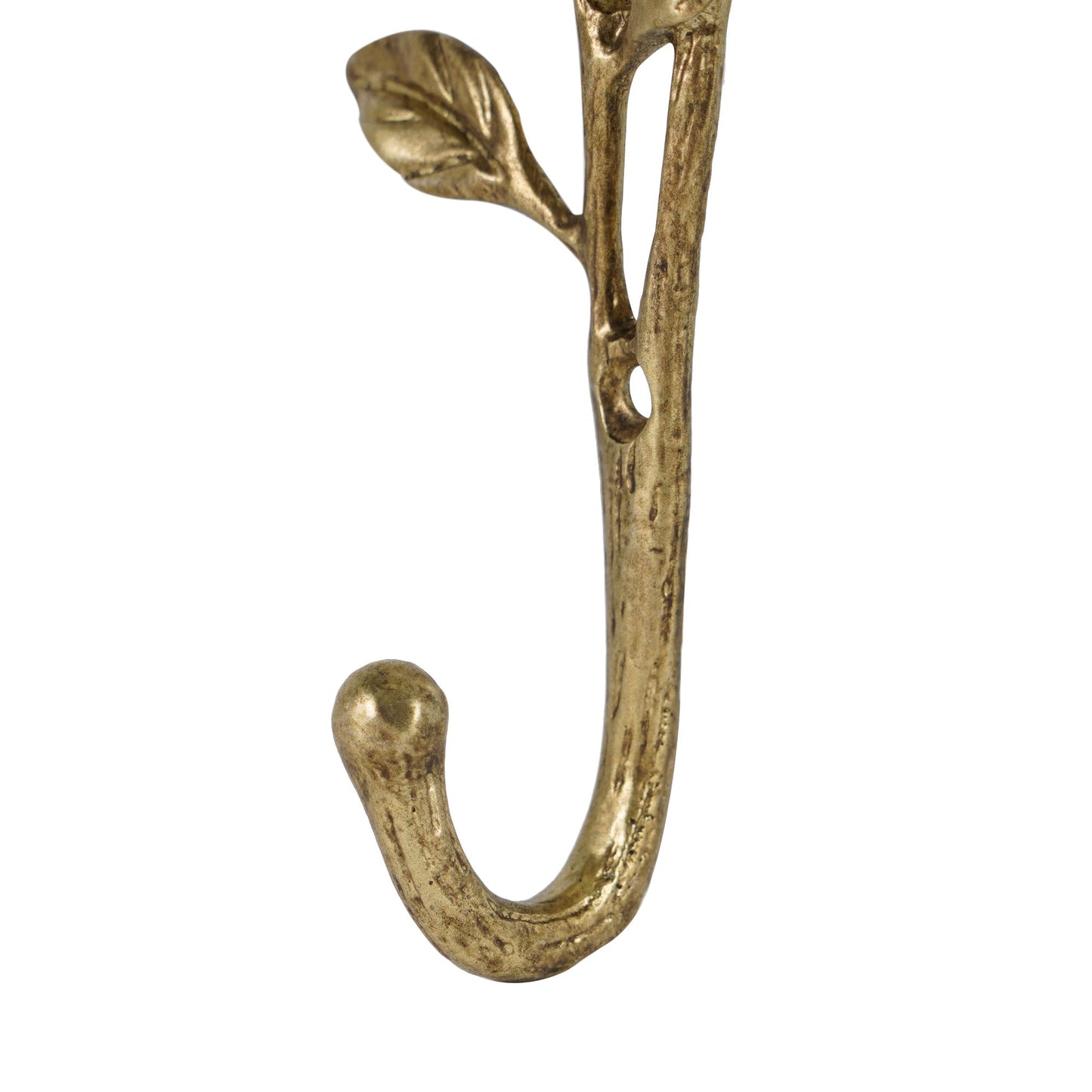 SOFFEE DESIGN 2pcs Metal Dark Gold Coat Hooks with 3D Bee & Flowers Shape, for Entryway, Bathroom, Bedroom Farmhouse Decoration