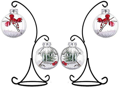 VERSAINSECT isplay Stand, 2 Pack Iron Hanging Stand Rack Holder for Hanging Glass Globe Air Plant Terrarium, Witch Ball and Home Wedding Decoration