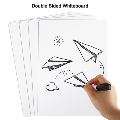 Dry Erase Lapboards, HERKKA 32 Pack Double Sided Dry Erase Lap Boards 9 x 12.5 Inch Small Dry Erase Boards for Students Classroom Teacher Supplies