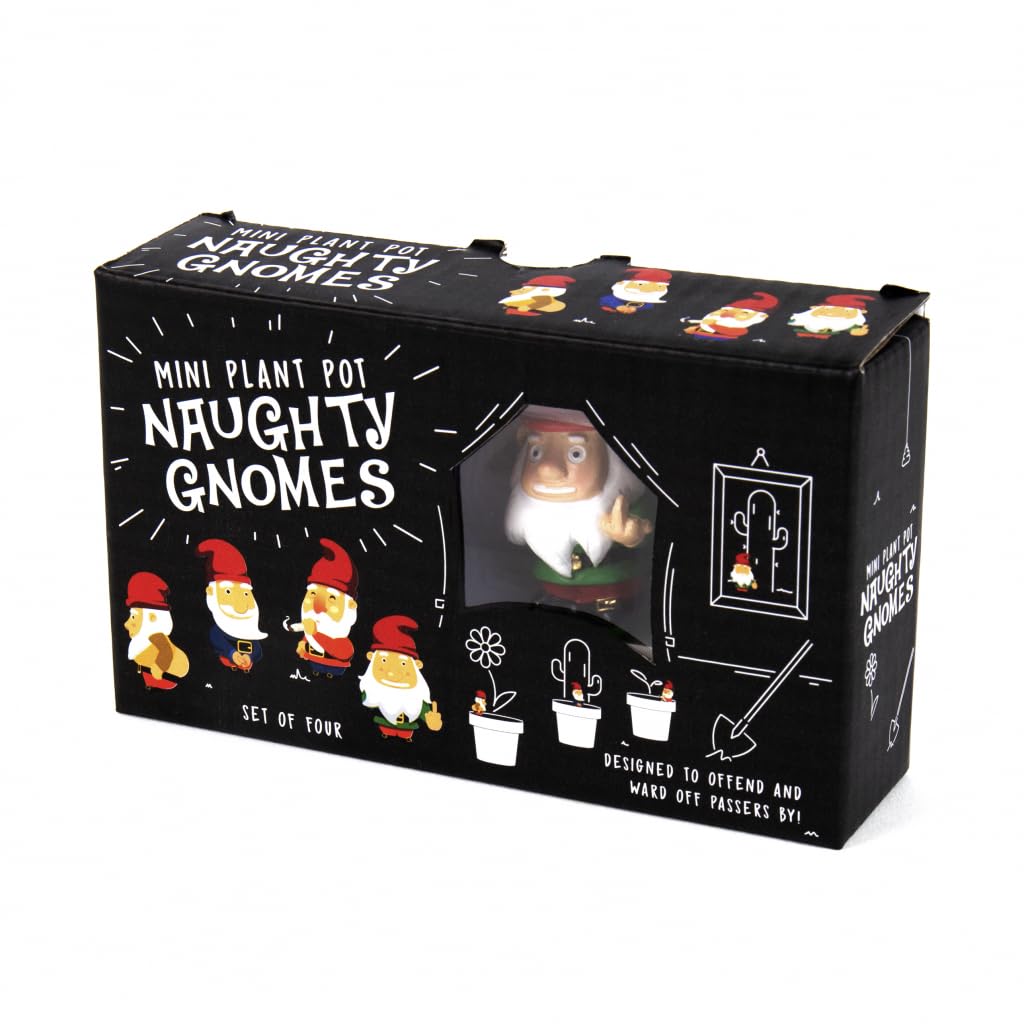Naughty Gnomes Planters, One Size, Multicolor