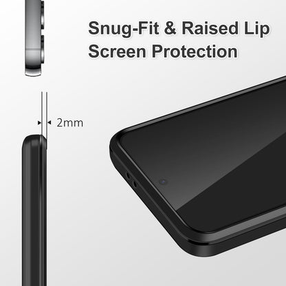 SAMONPOW for Samsung Galaxy A56 5G Case with Card Holder Wallet Case Heavy Duty Women Men Protective Dual Layer Shockproof Hidden Card Slot Slim Wallet Phone Cover for Samsung Galaxy A56 5G, Black