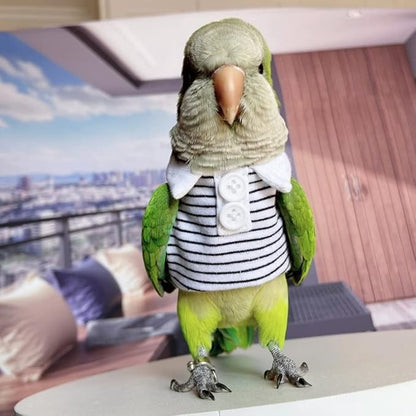 Amazon Bird Diaper Flight Suit - Summer Clothes Cosplay Photo Prop for Parrots, Lovebirds, Parakeets & Cockatiels (with Diaper)