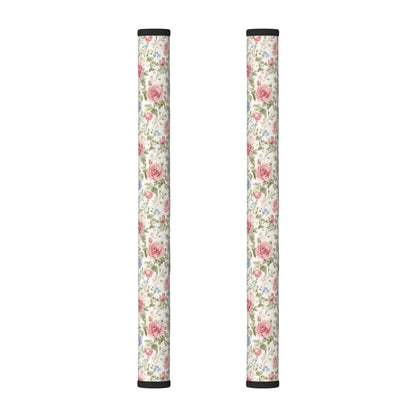 DADABULIU Refrigerator Handle Covers Flower Boho Rose Floral 2 Pack Fridge Door Handle Cover, Kitchen Appliance Handle Protector for Dishwasher, Oven, Microwave, Fits 3.5 to 4.3 Inch Circumference